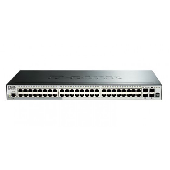 D-Link友訊 DGS-1510-52 48埠10/100/1000BASE-T, 2埠SFP, 2埠SFP+交換器 全新 G-1976