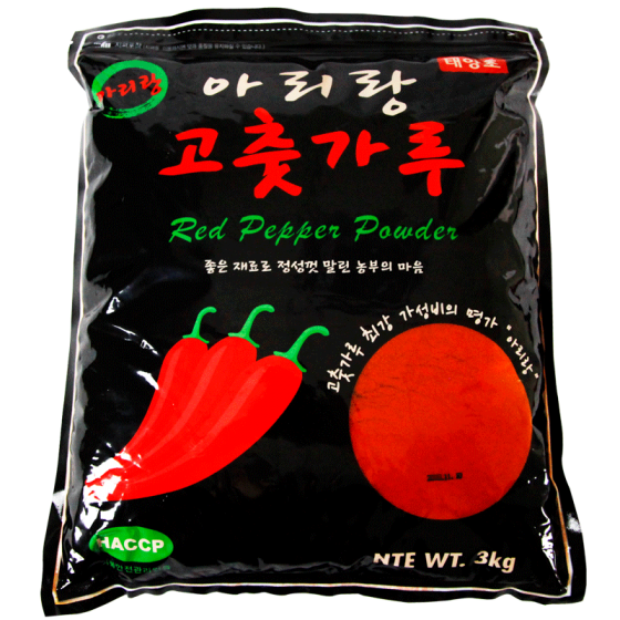 阿里郎辣椒粉(粗)고춧가루3kg G-9114