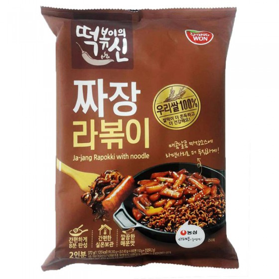 年糕炸醬拉麵짜장라볶이372g 全新 G-4644