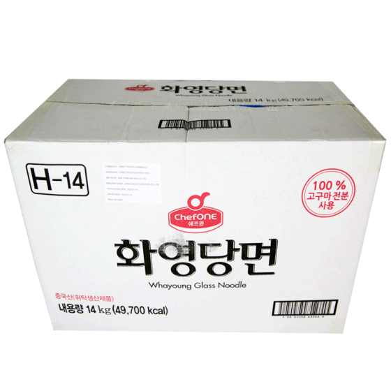 CHEFONE冬粉청정원쉐프원화영당면14kg 全新 G-4856