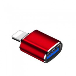 現貨_品名: 蘋果otg轉接頭lightning轉usb3.0轉換器iPad(顏色隨機) J-14690 全新 G-5965