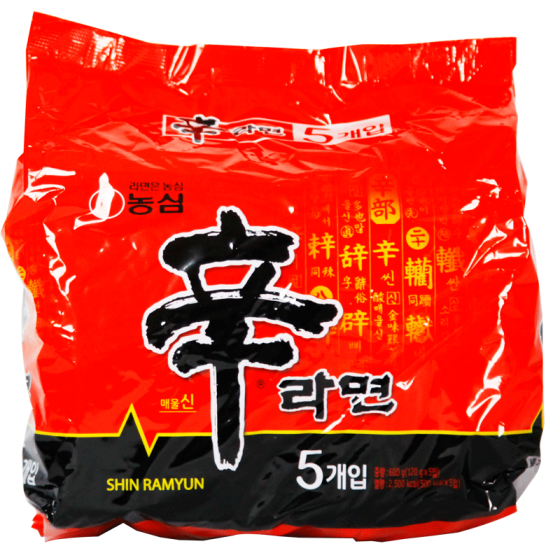 辛拉麵신라면120g/5包 全新 G-6551