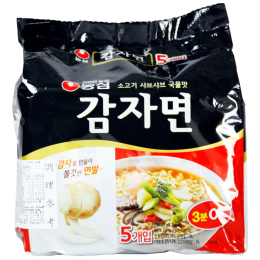 馬鈴薯麵감자라면 117g/5包 七成新 G-6553