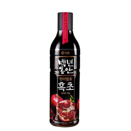 石榴석류 백년동안 흑초 900ml 全新 G-7291