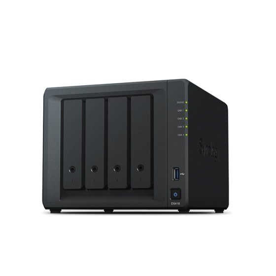 Synology 群暉科技 DiskStation DS418 (4Bay/Realtek/2GB) NAS 網路儲存伺服器 全新 G-8698